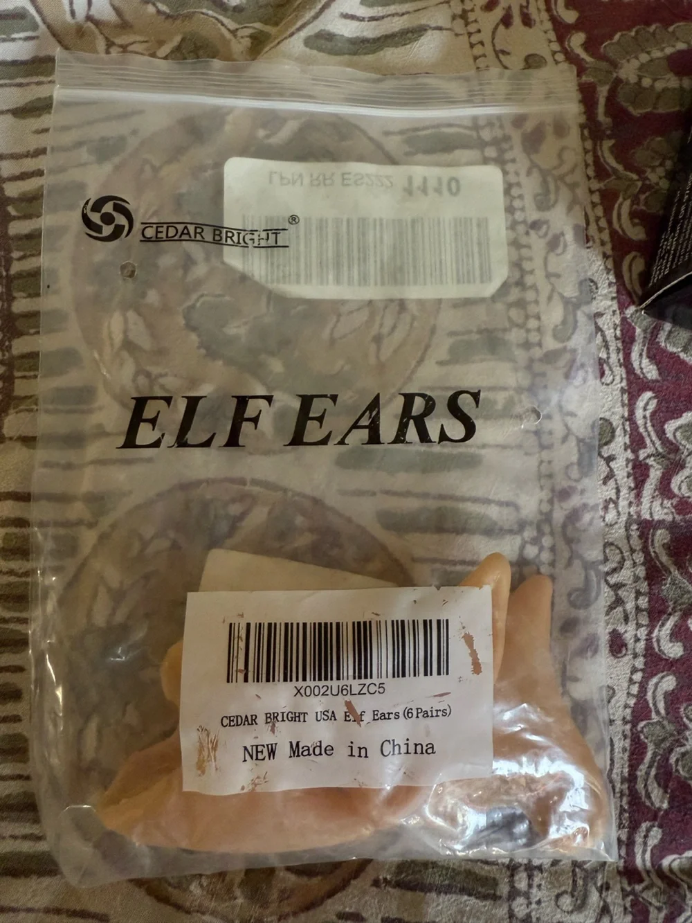 Peach Decorative Elf Ear Set - Home Holiday Accessories